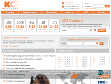 Tablet Screenshot of kcs-domains.de